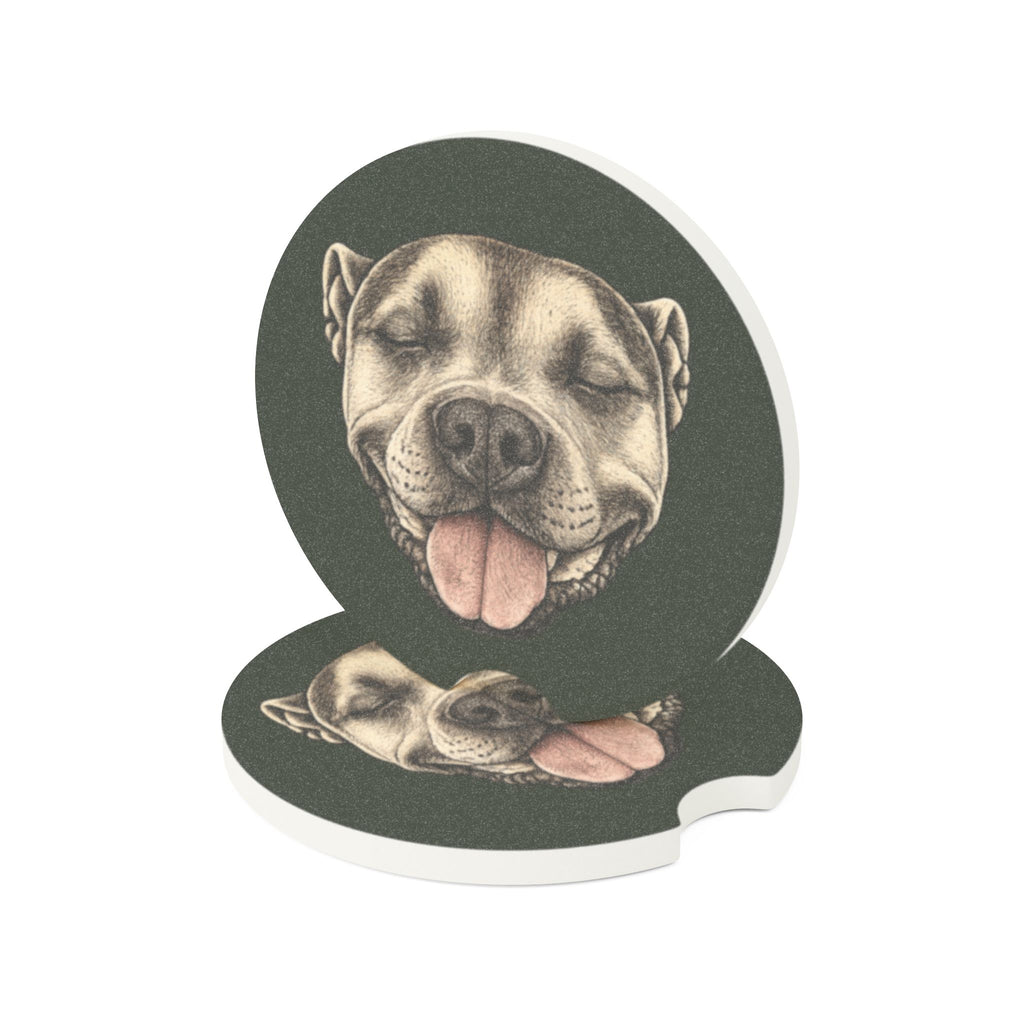 Smiling Bruce Car Cup Holder Coaster