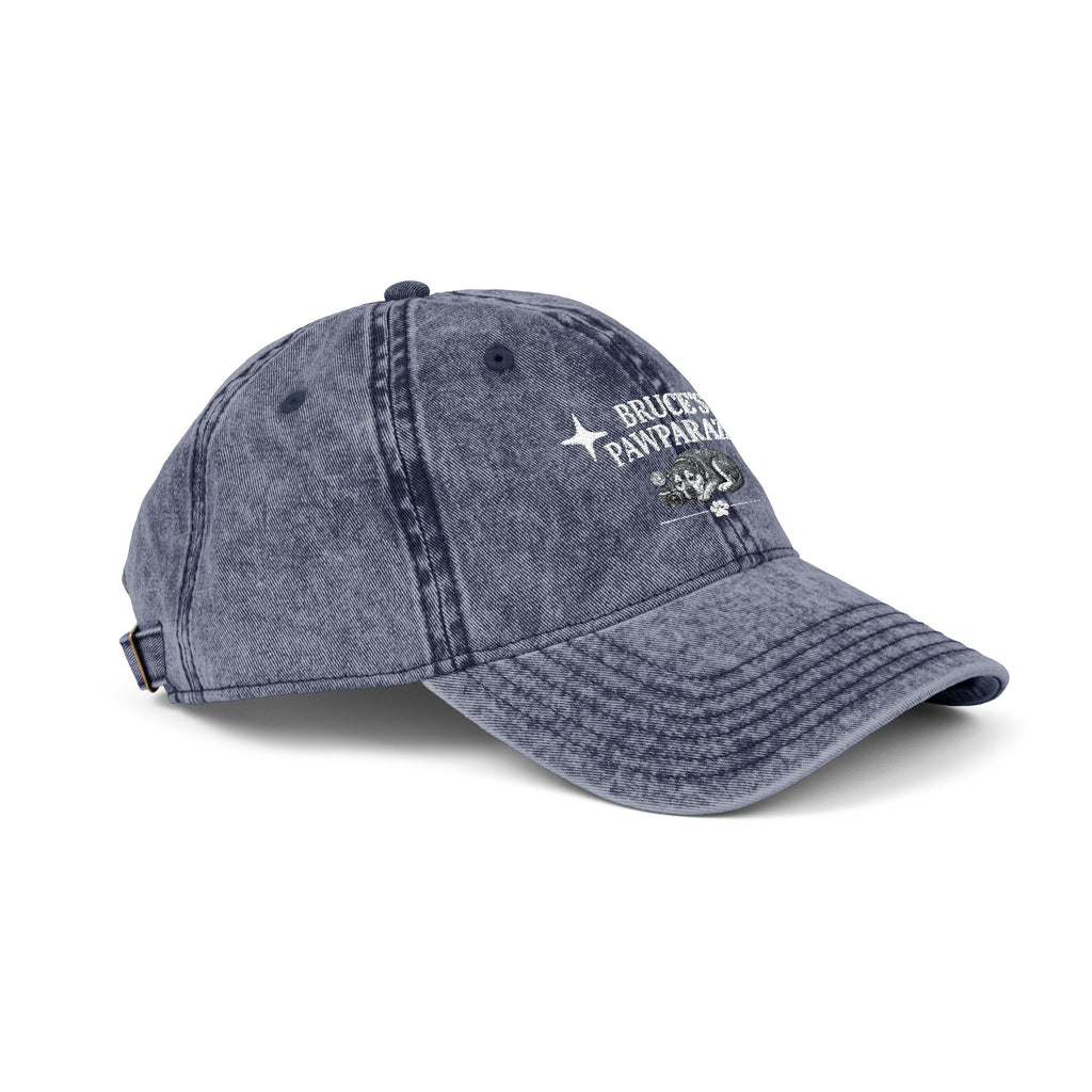 Bruce's Pawparazzi - Vintage Baseball Cap
