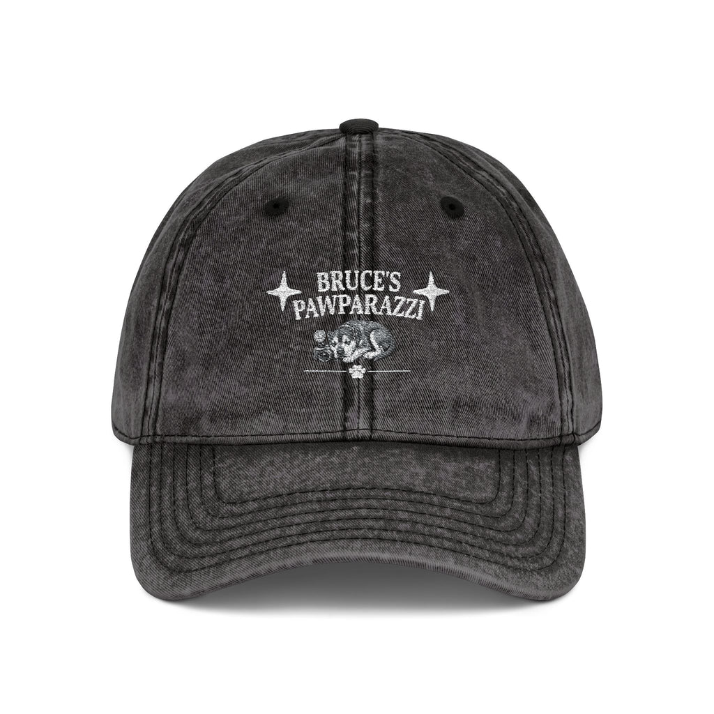 Bruce's Pawparazzi - Vintage Baseball Cap