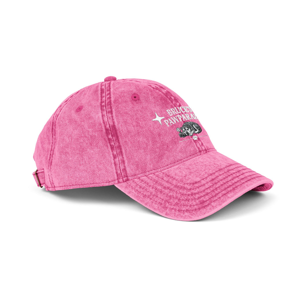 Bruce's Pawparazzi - Vintage Baseball Cap
