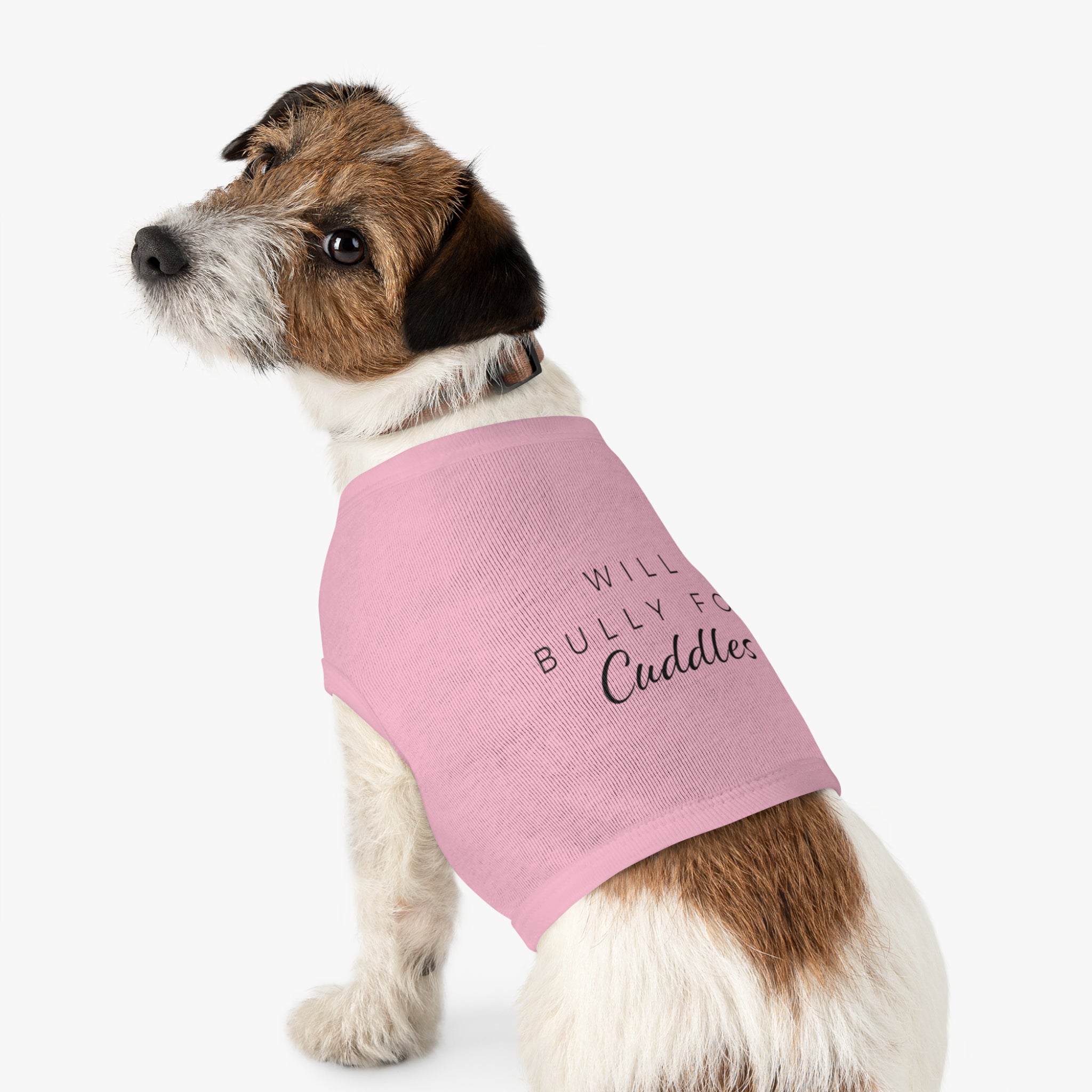 "Will Bully for Cuddles" Dog Tank