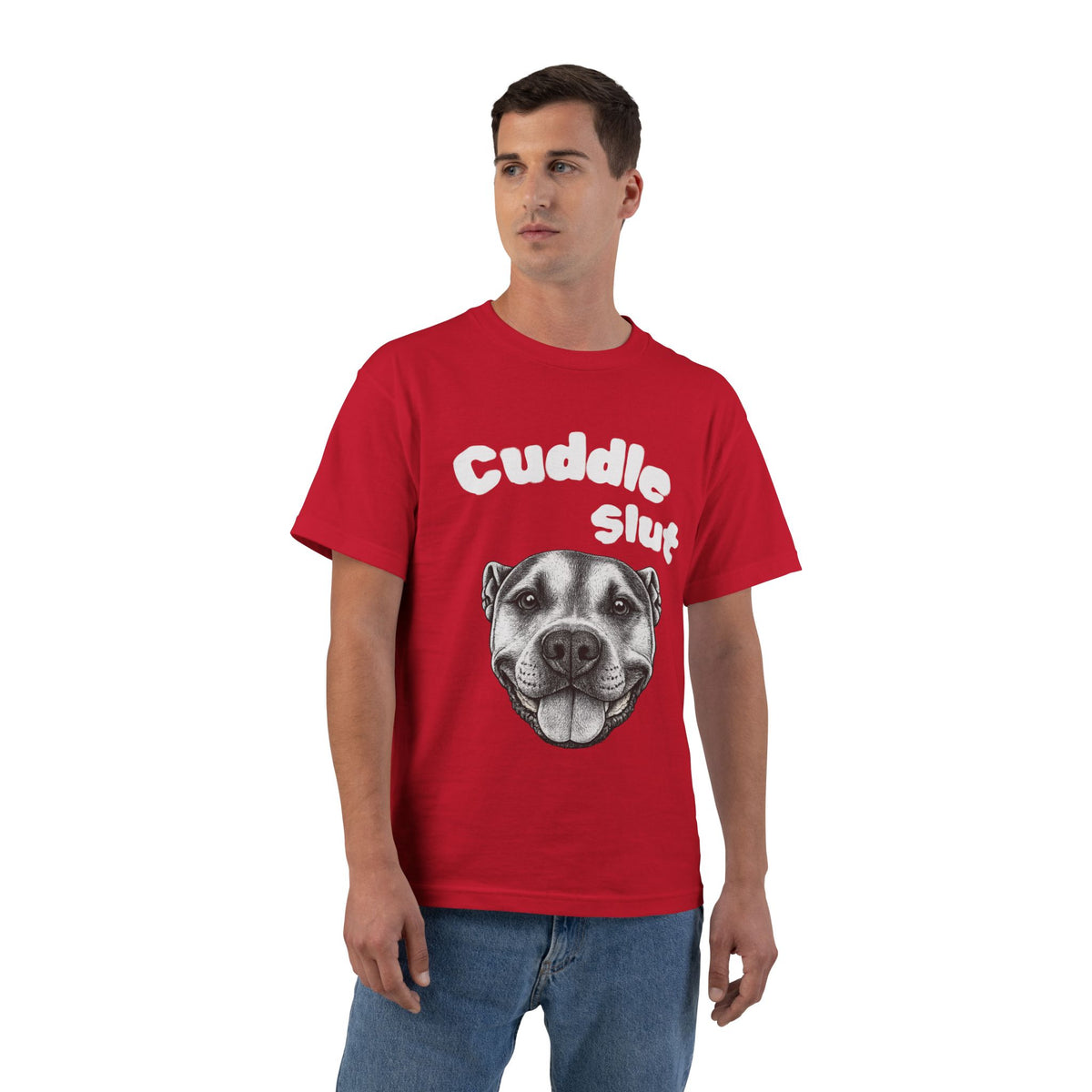 Cuddle Slut Dog Face T-Shirt