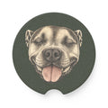 Smiling Bruce Car Cup Holder Coaster
