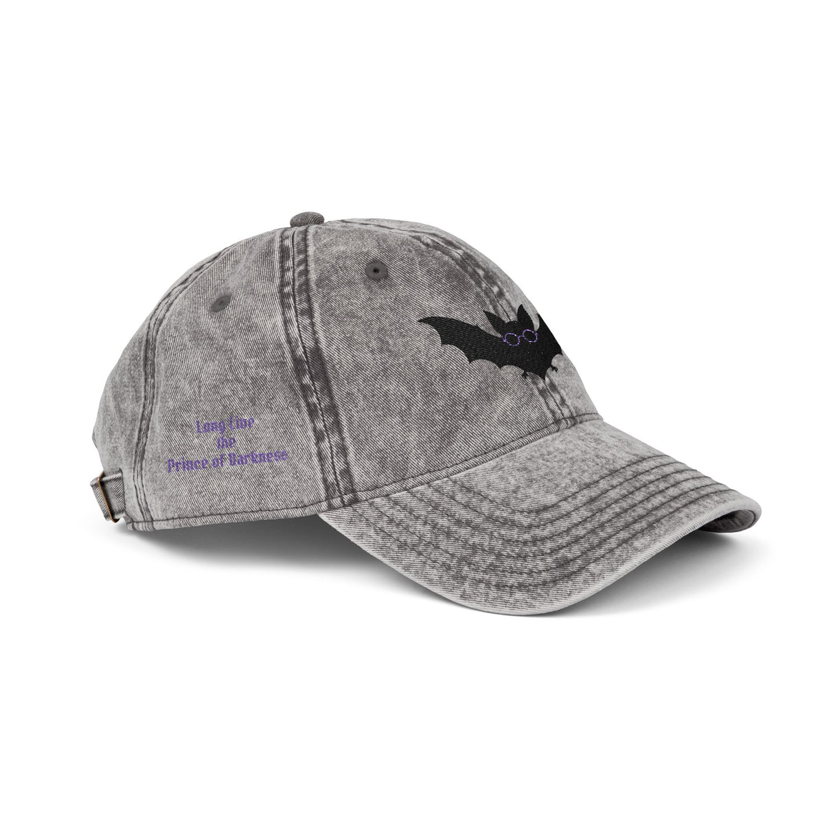 prince of darkness Distressed Baseball Hat