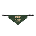 Pet Tax Green Clip-On Pet Bandana —  Dog & Cat Accessory