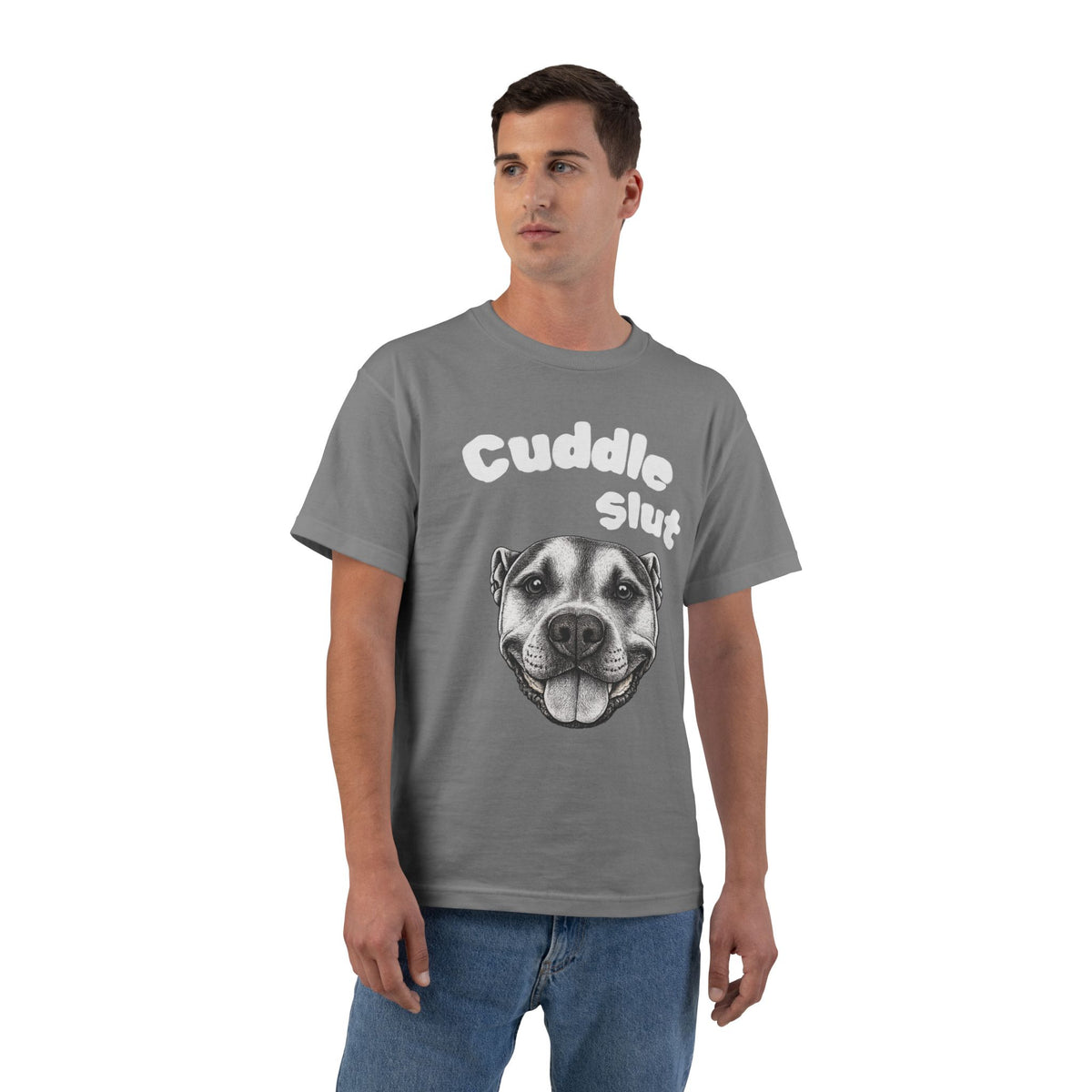 Beefy Cuddle Slut Dog T-Shirt