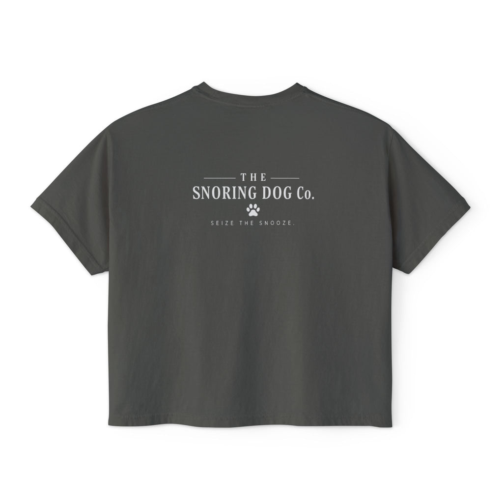 Emotional Support Boxy Tee — Womens Graphic Shirt