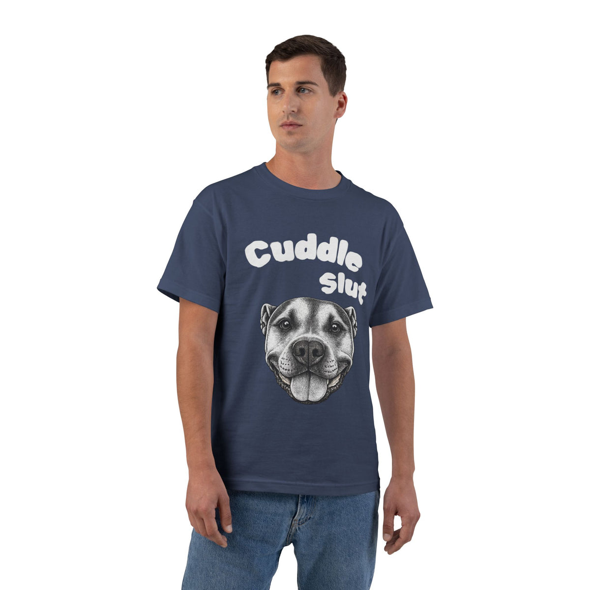 Cuddle Slut Dog Face T-Shirt