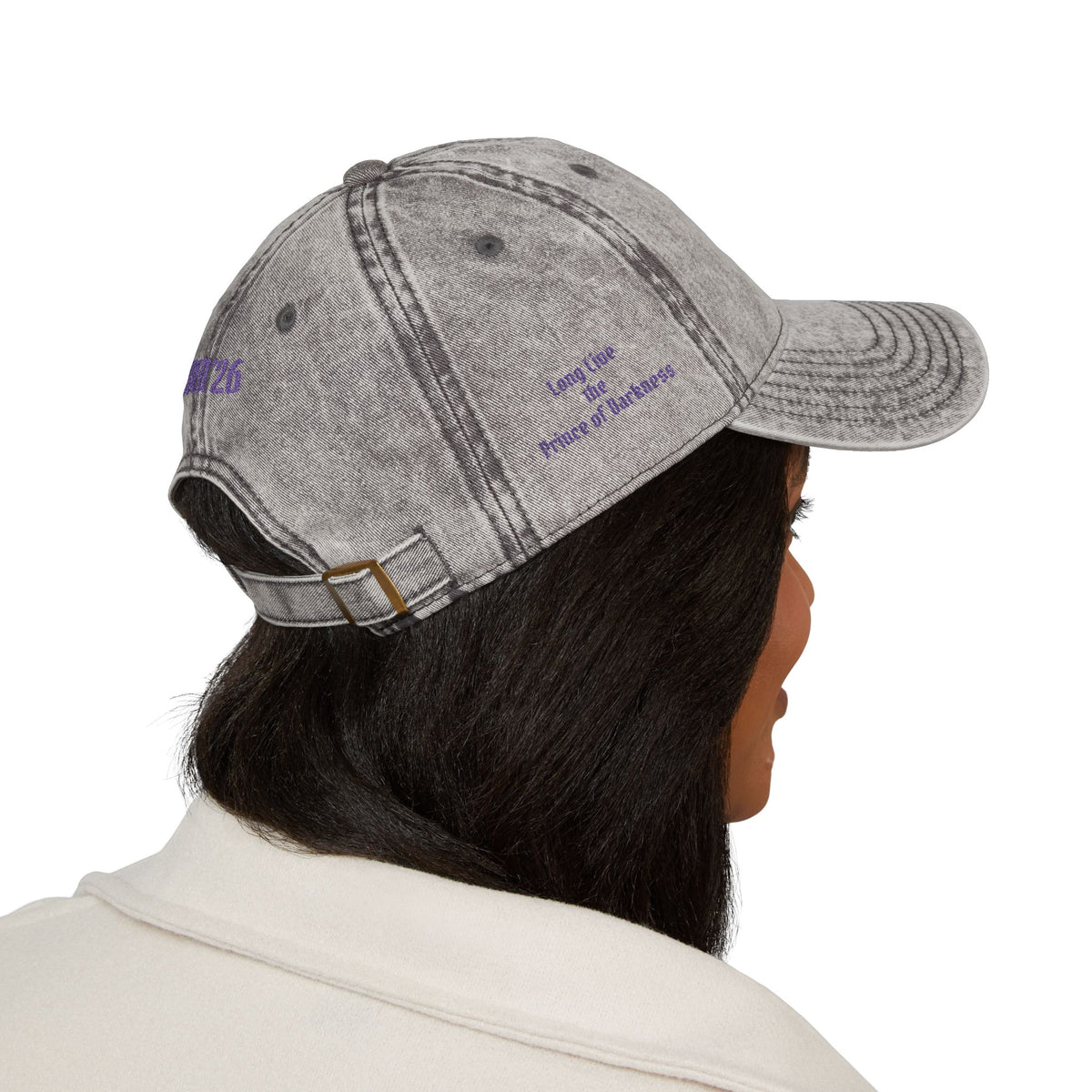 prince of darkness Distressed Baseball Hat