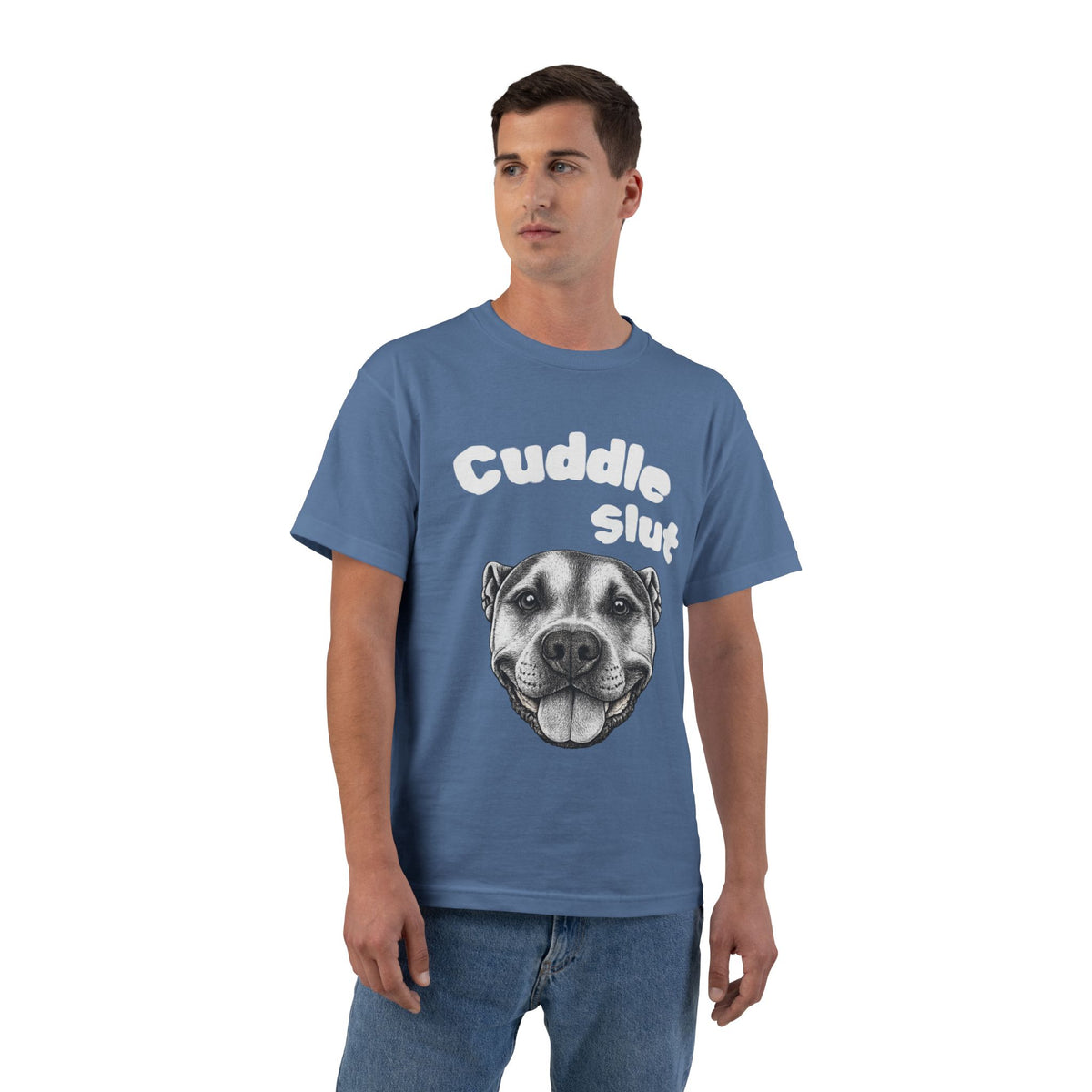 Cuddle Slut Dog Face T-Shirt