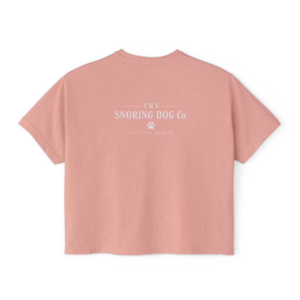 Emotional Support Boxy Tee — Womens Graphic Shirt