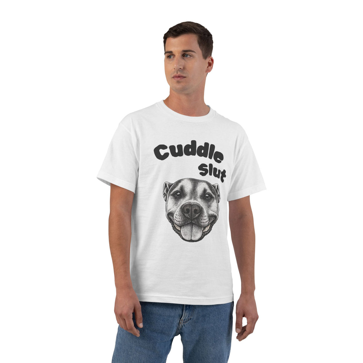 Beefy Cuddle Slut Dog T-Shirt
