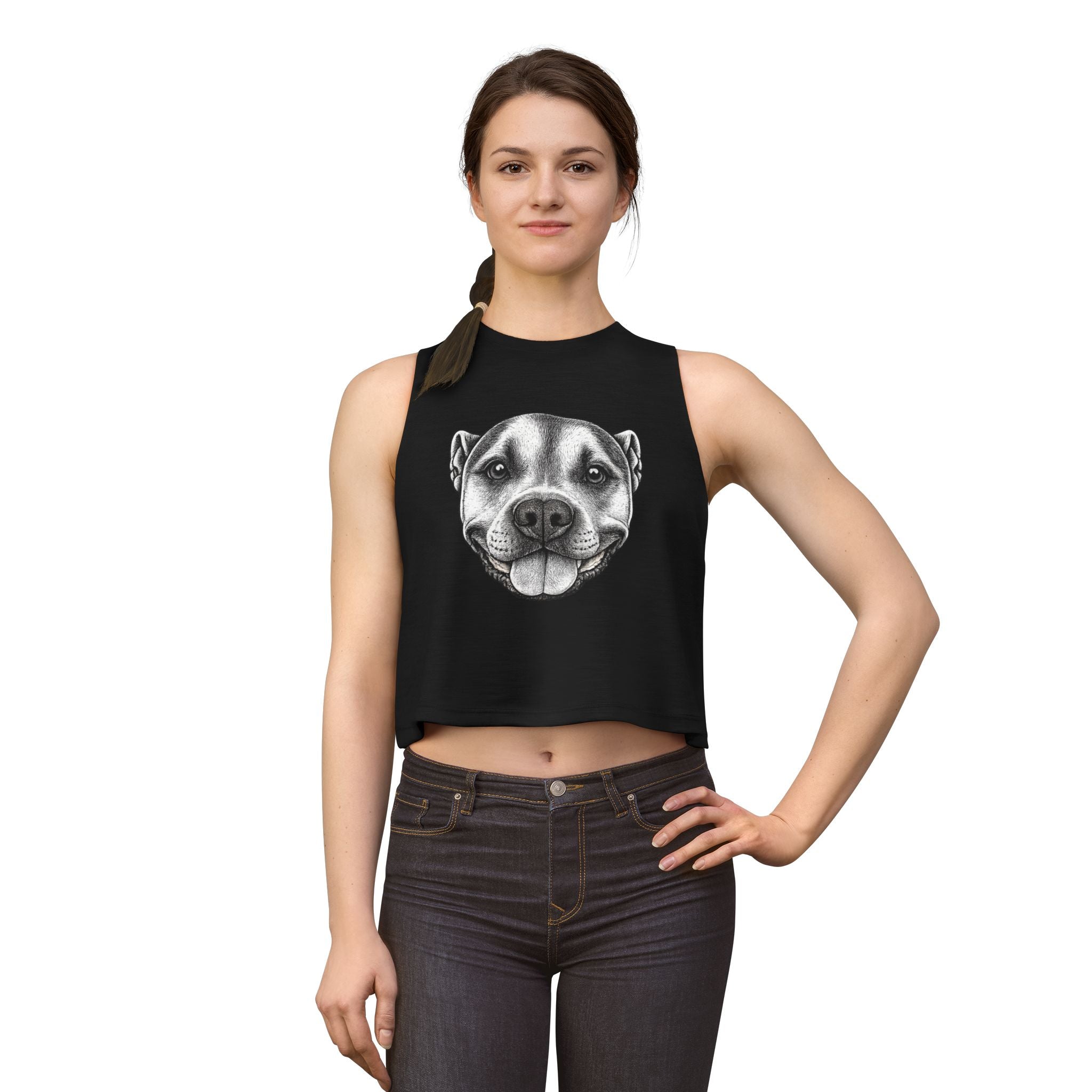 Smiley Bruce Women's Crop Top