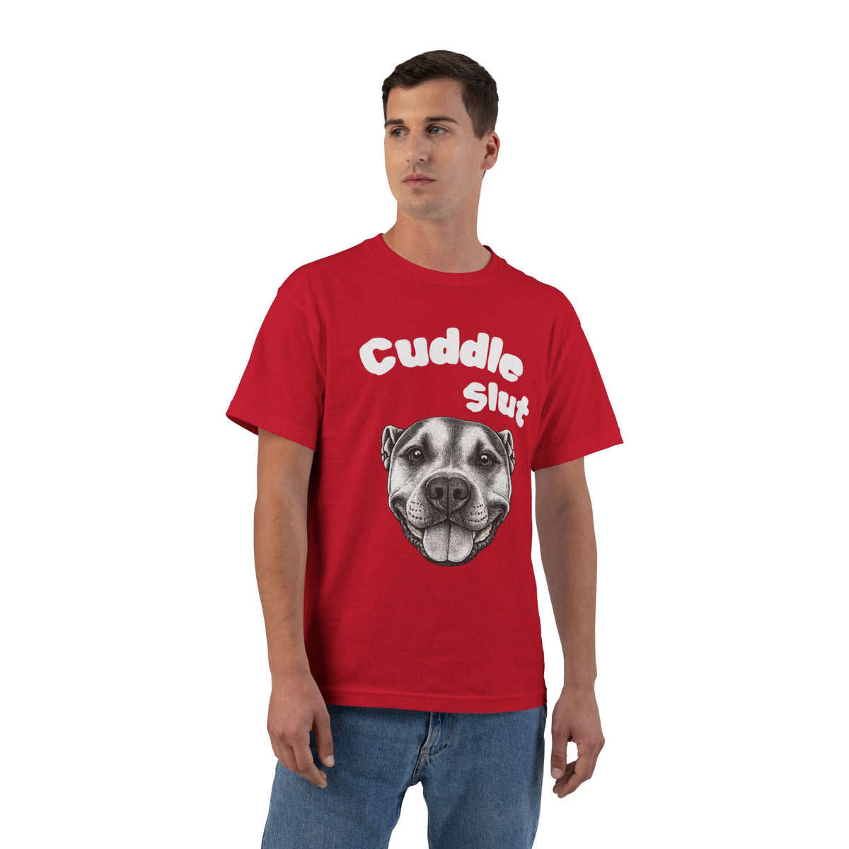 Beefy Cuddle Slut Dog T-Shirt