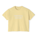 Emotional Support Boxy Tee — Womens Graphic Shirt