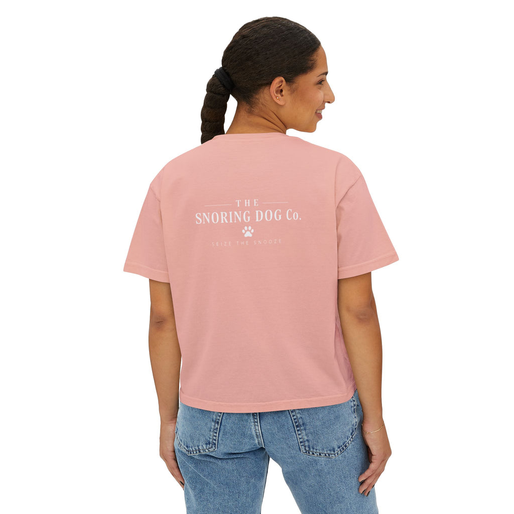 Emotional Support Boxy Tee — Womens Graphic Shirt
