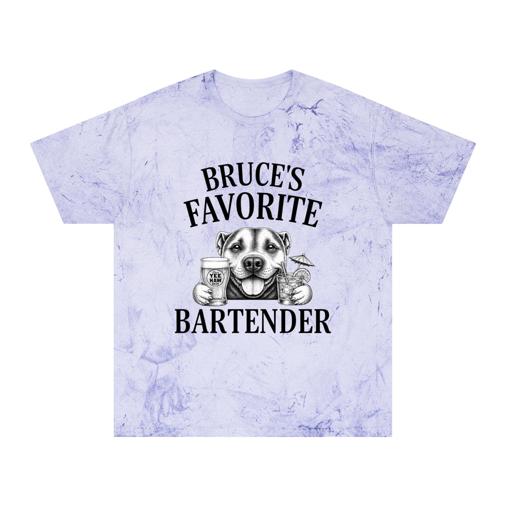 "Bruce's Favorite Bartender" & "The Best Mom" tie-dye shirt