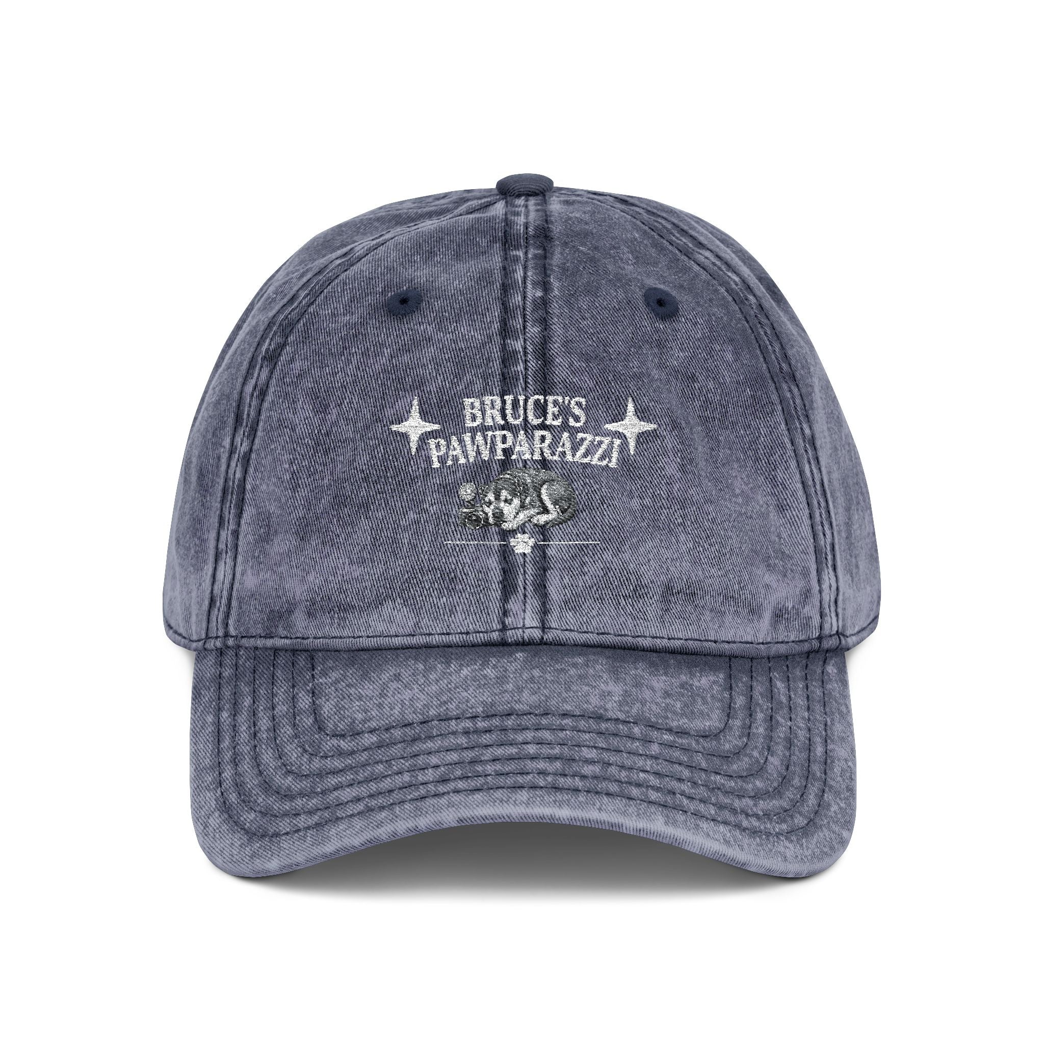 Bruce's Pawparazzi - Vintage Baseball Cap