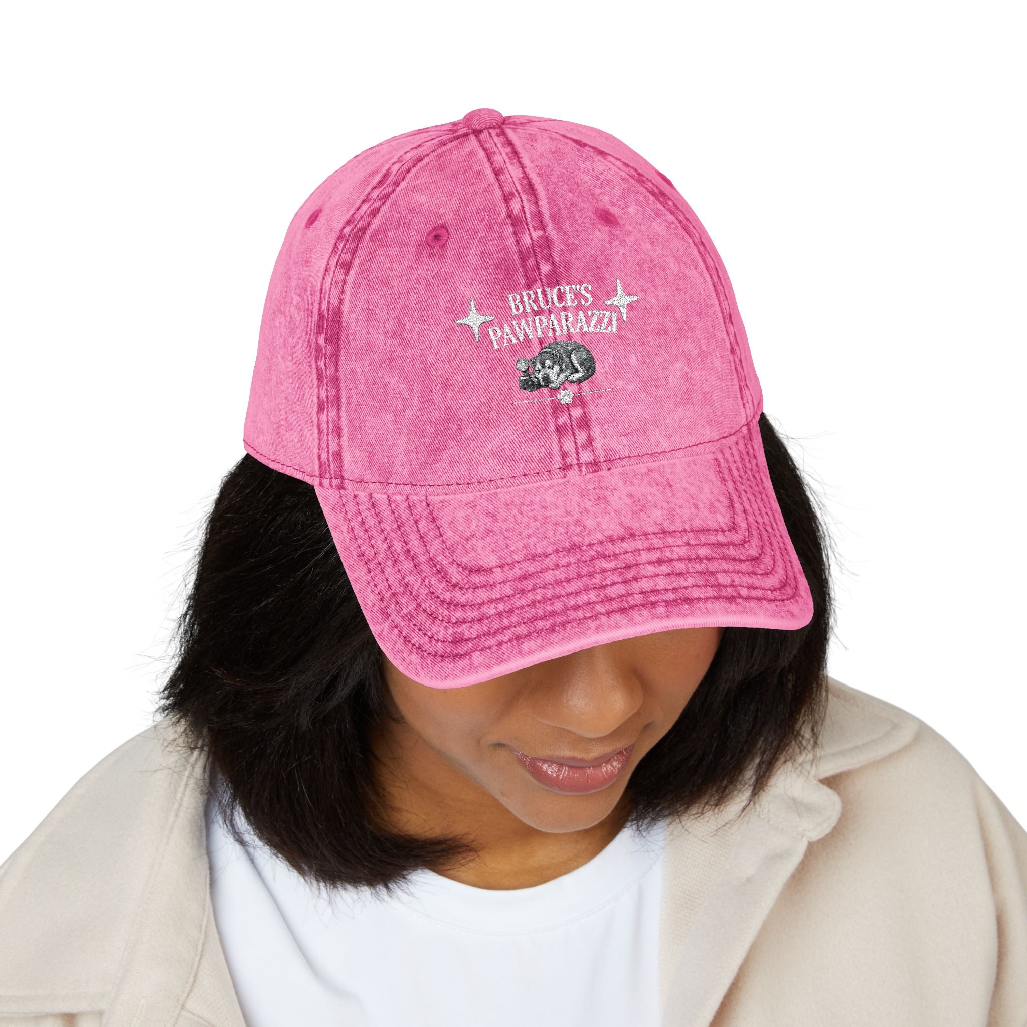 Bruce's Pawparazzi - Vintage Baseball Cap