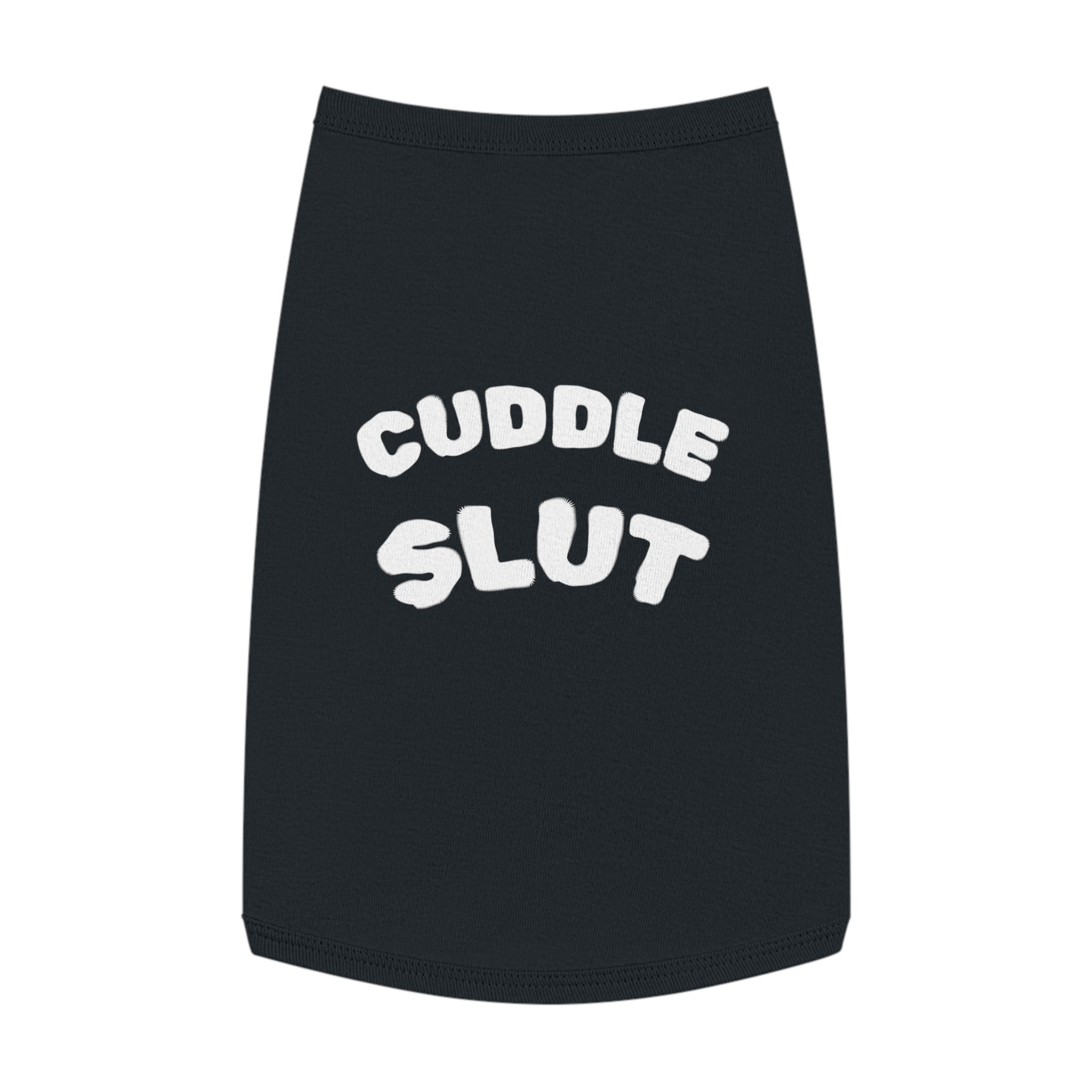 "Cuddle Slut" Funny Dog Shirt