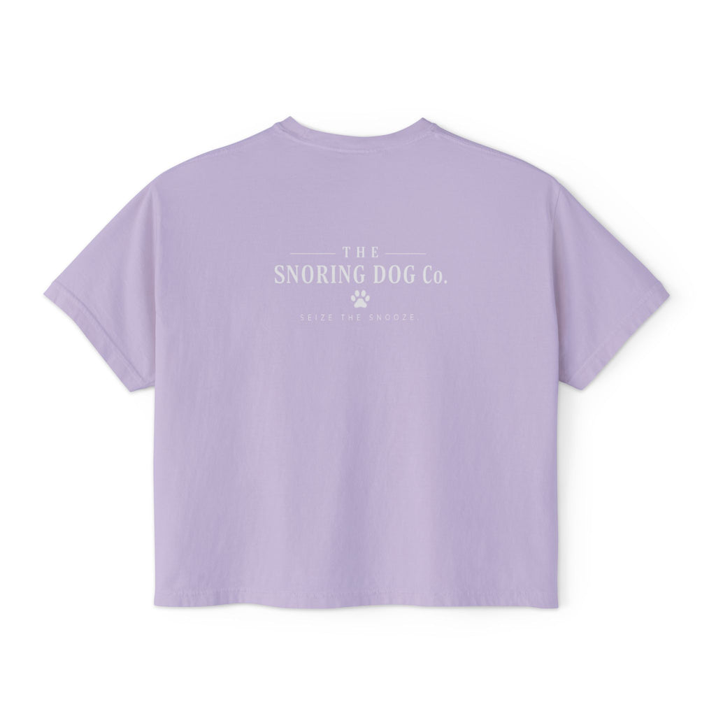 Emotional Support Boxy Tee — Womens Graphic Shirt