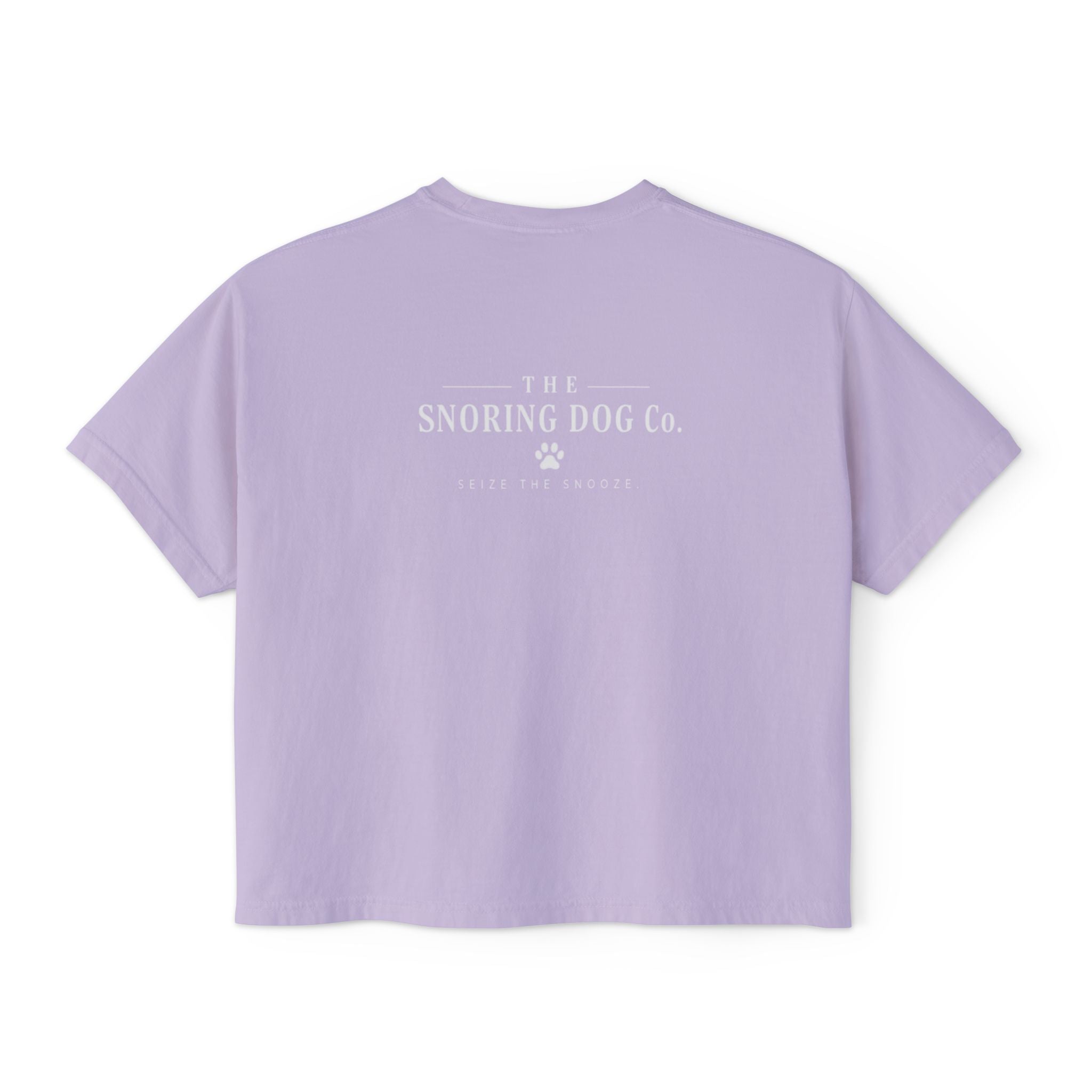 Emotional Support Boxy Tee — Womens Graphic Shirt