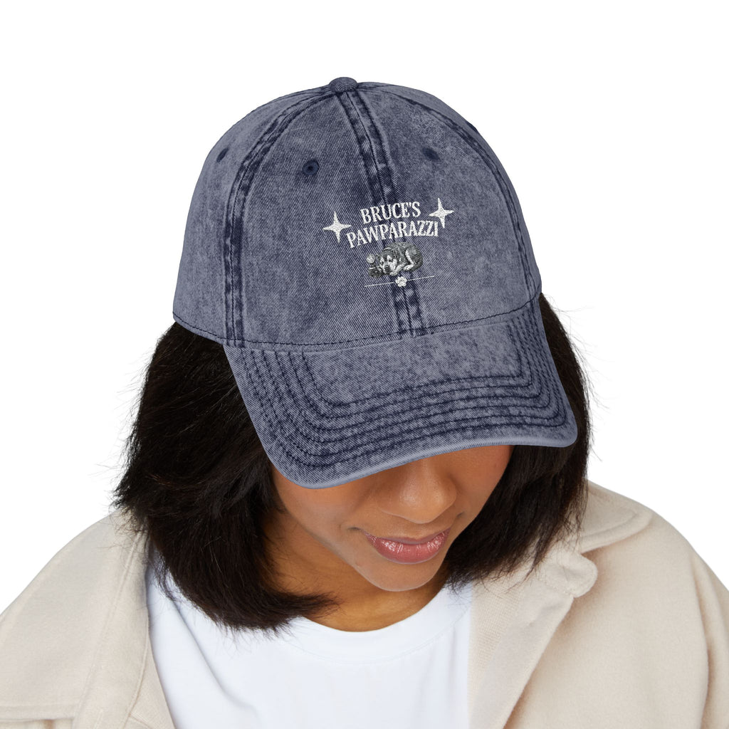 Bruce's Pawparazzi - Vintage Baseball Cap