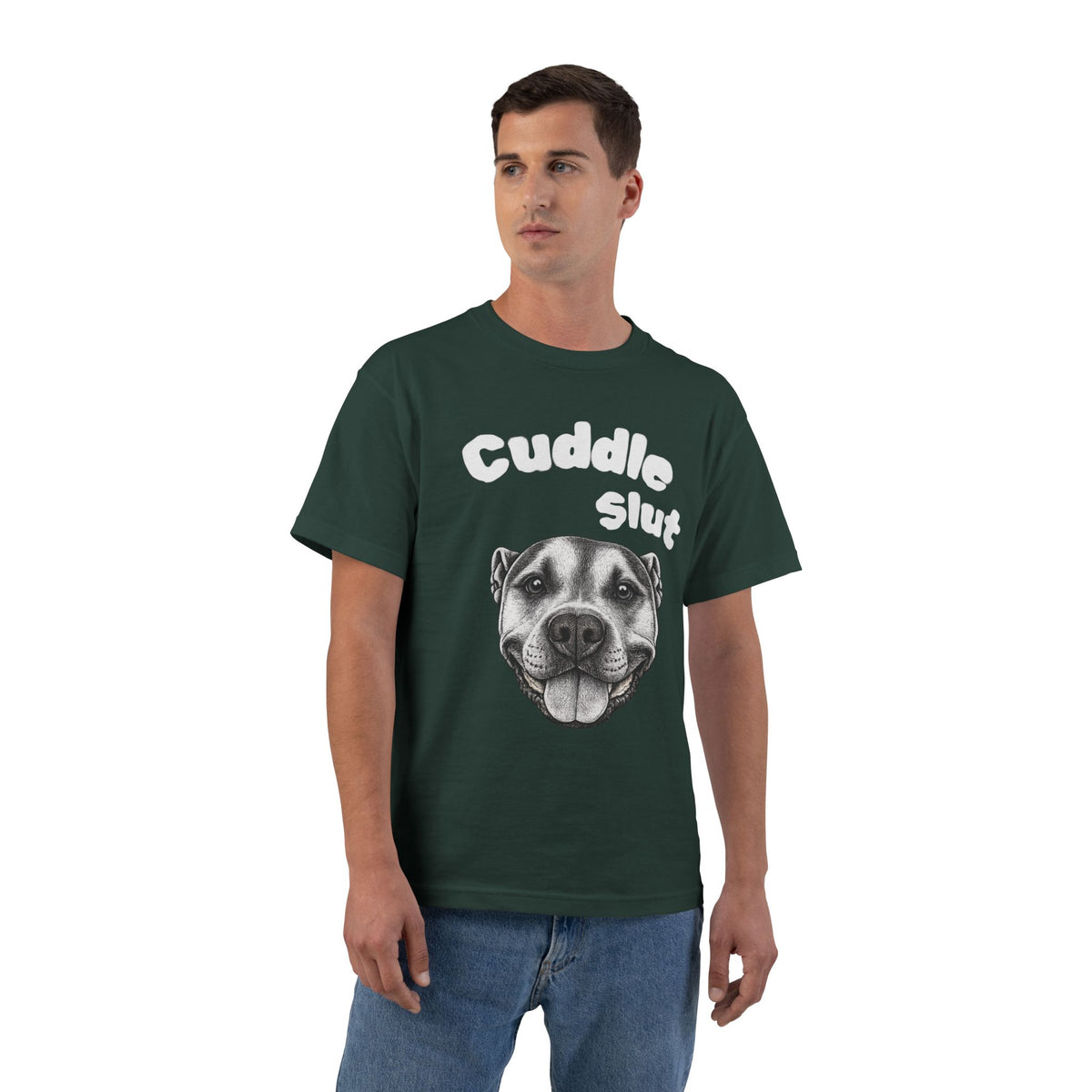 Beefy Cuddle Slut Dog T-Shirt