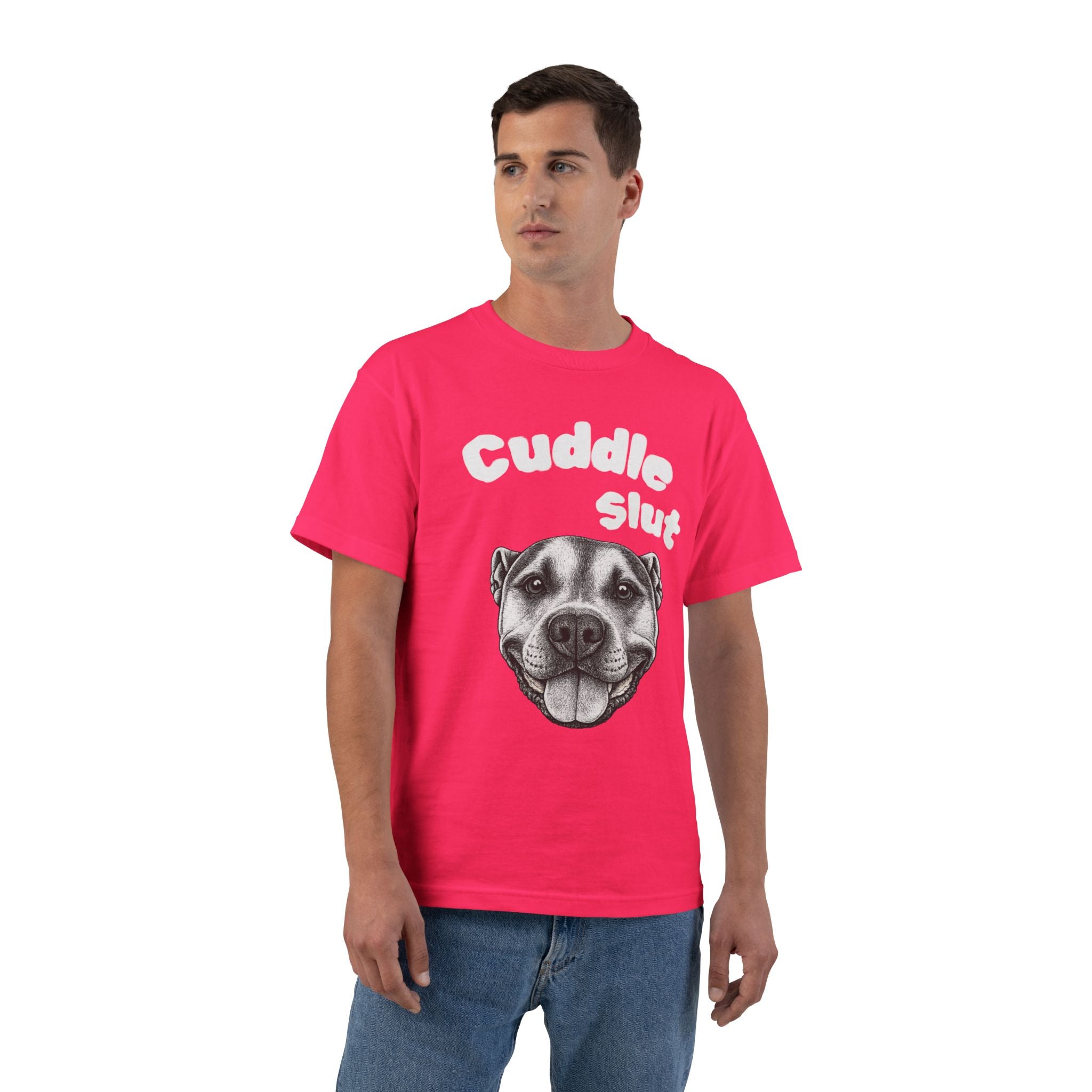Beefy Cuddle Slut Dog T-Shirt